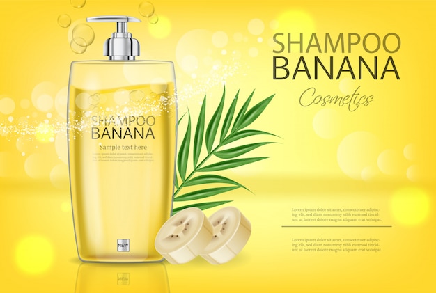 Banana champú banner