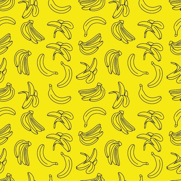 Banana patrón sin fisuras