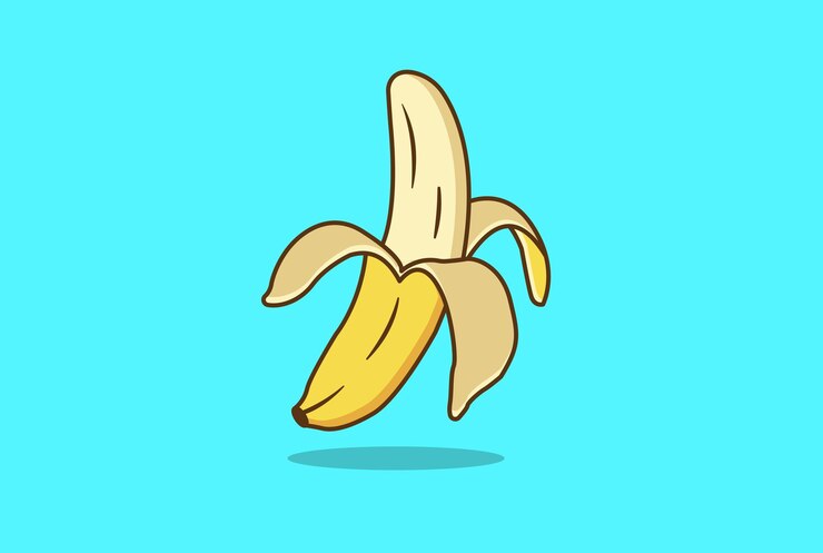El banano es amarillo sencillo.