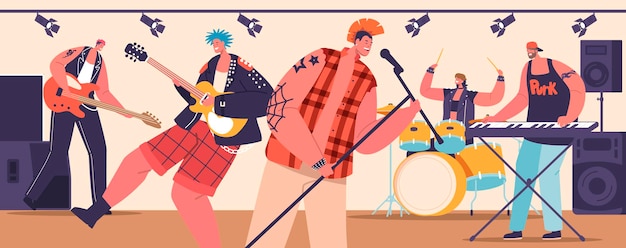 La banda de músicos de punk rock enérgicos y rebeldes incorpora un sonido crudo y sin disculpas. Usan riffs de guitarra de ritmo rápido y voces agresivas para desafiar las normas sociales e inspirar un sentido de rebelión.