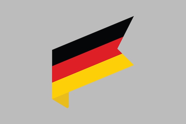 Bandera de Alemania La bandera de Alemania Bandeira de Alemania gráfico vectorial Bandera nacional de Alemania Vector illust