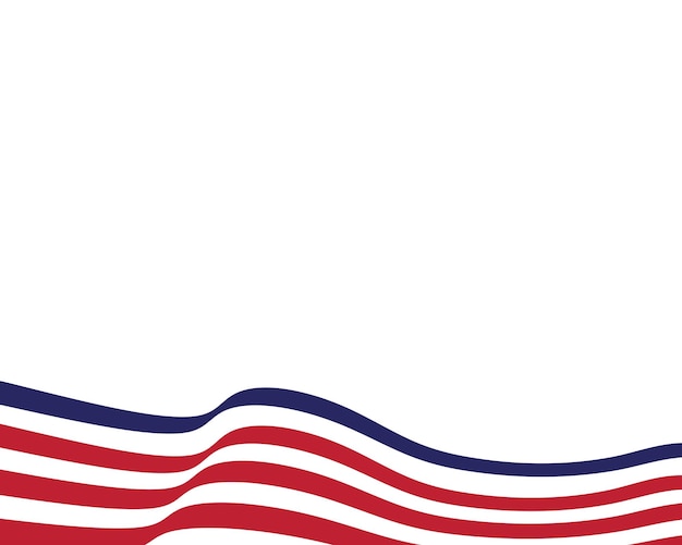 Vector bandera americana vector icono ilustración