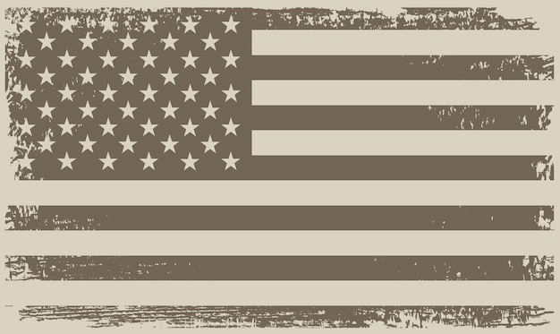 Bandera americana vintage