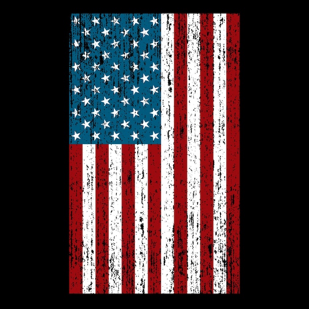 bandera angustiada Se puede utilizar para la camiseta de serigrafía de impresión digital de mercancías, etc.