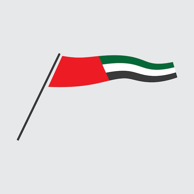 Bandera árabe emirato uni