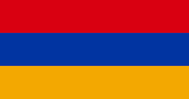 Vector bandera de armenia en vector