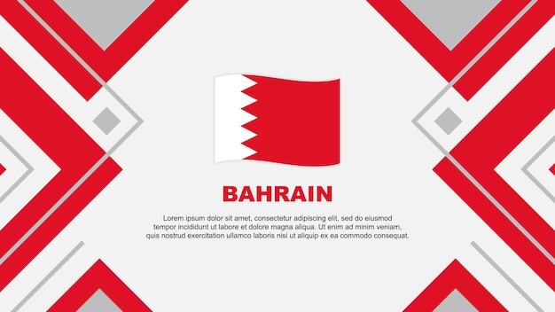 Bandera de bahréin abstracto diseño de fondo plantilla día de la independencia de bahréin bandera papel pintado ilustración vectorial ilustración de bahréin