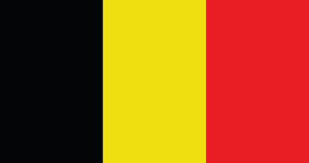 Bandera de Bélgica en vector