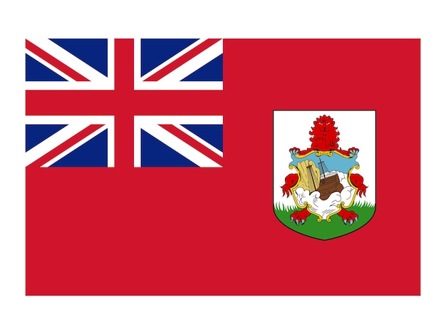 Bandera de Bermudas Bandera nacional oficial Bandera internacional Icono de bandera mundial