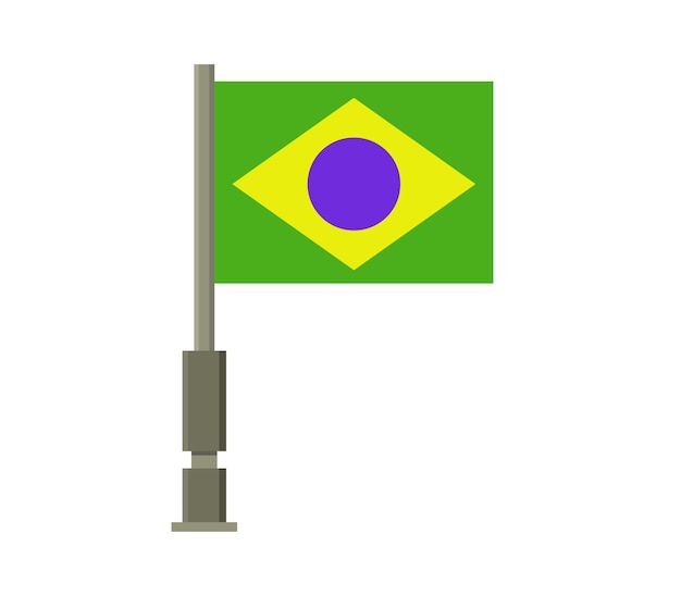 Vector bandera de brasil