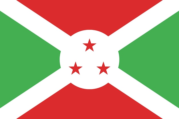 Vector bandera de burundi