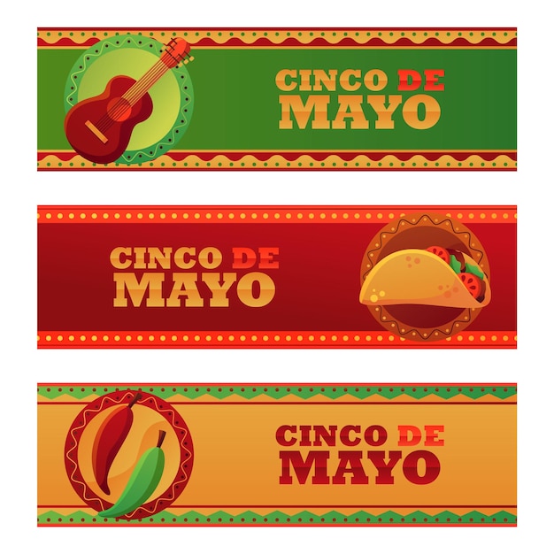 La bandera del Cinco de Mayo