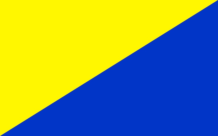 Vector bandera de la ciudad de rudashlionska