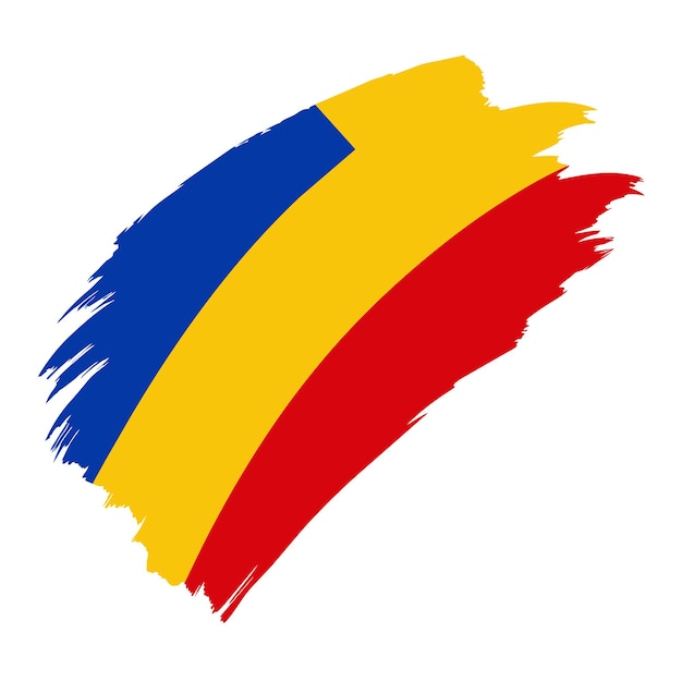 Vector una bandera de colombia con colores rojo, amarillo y azul