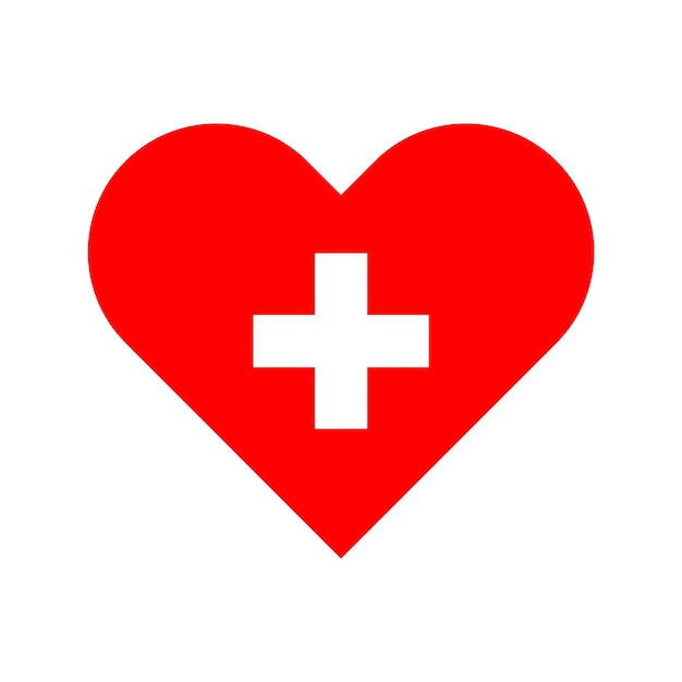 Bandera del corazón de Suiza