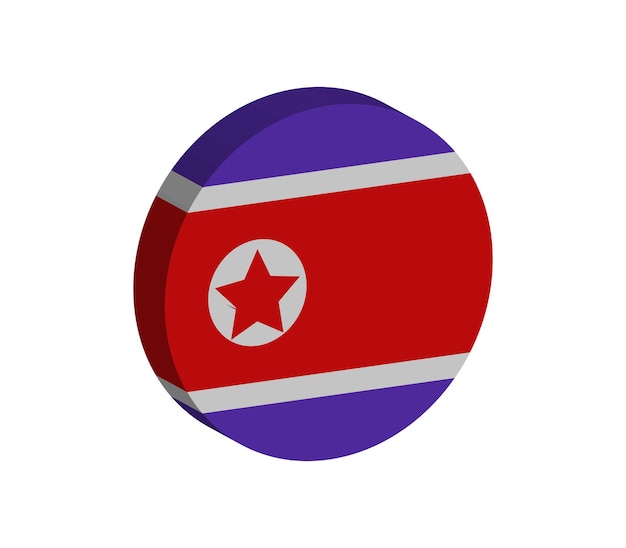 Bandera de Corea del Norte