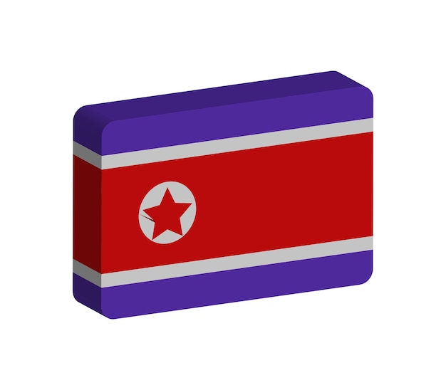 Bandera de Corea del Norte