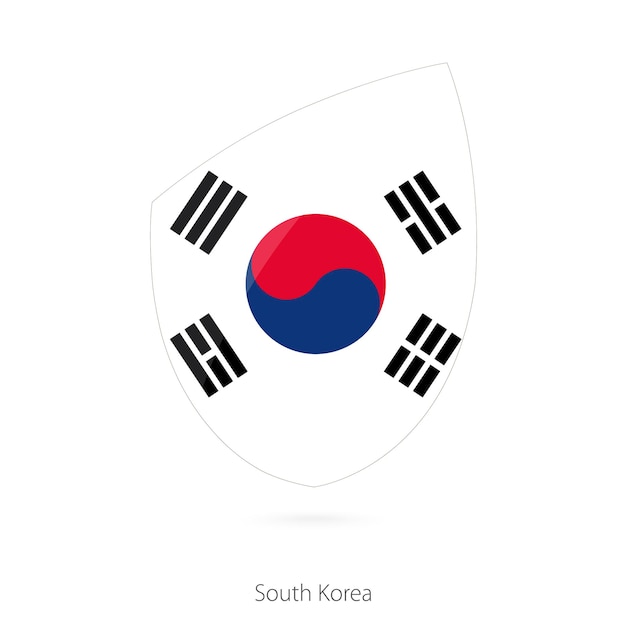 Vector bandera de corea del sur