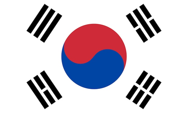 Bandera de Corea del Sur