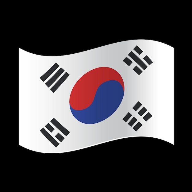 Bandera de Corea del Sur