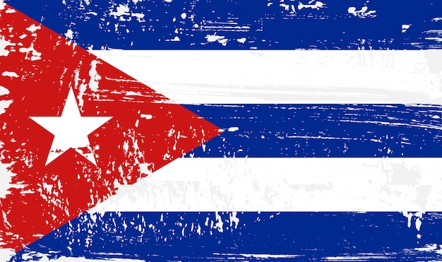 Bandera de cuba de la vendimia