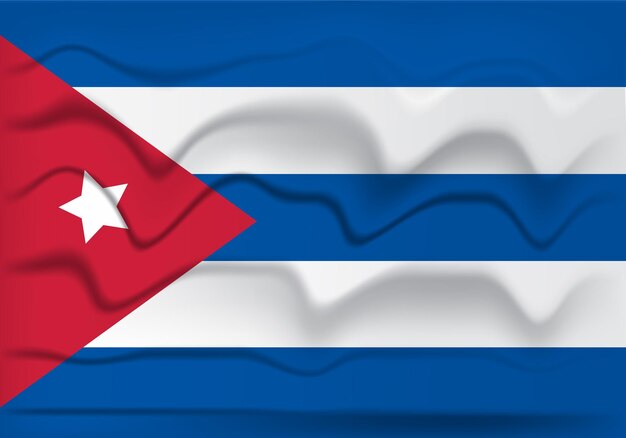 Vector bandera de cuba