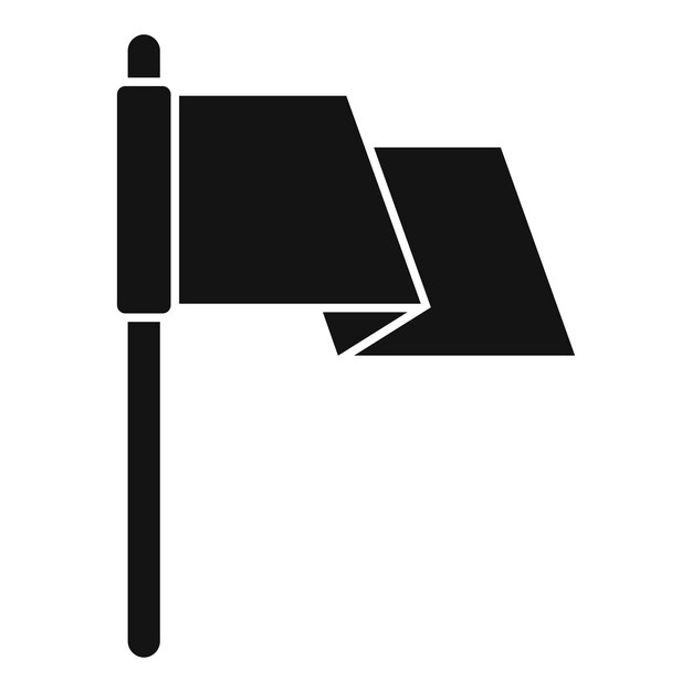 Bandera, democracia, icono, simple, vector, voto, elección, encuesta, votación