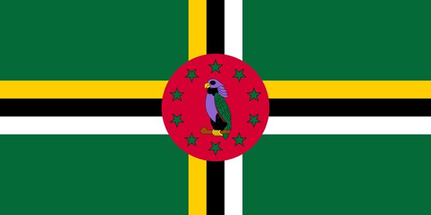 Bandera de Dominica Bandera Nación