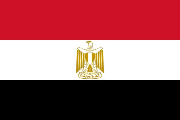 Vector bandera de egipto bandera nación
