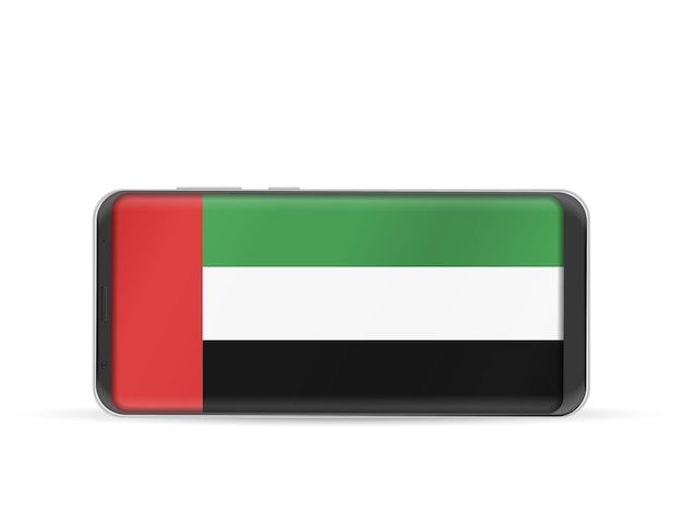 Bandera de los Emiratos Árabes Unidos para teléfonos inteligentes