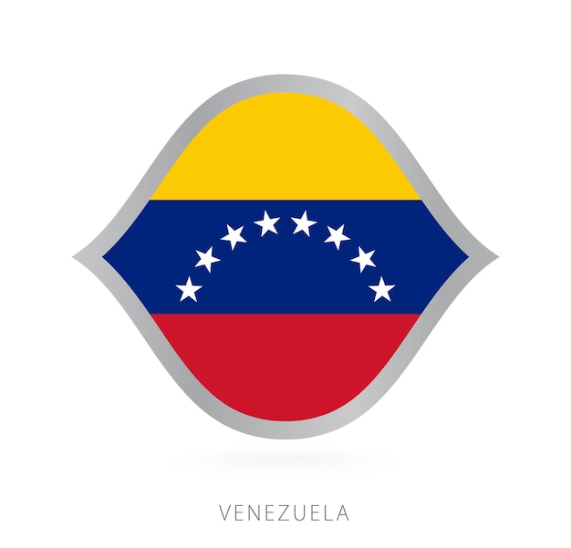 Bandera del equipo nacional de Venezuela con estilo para competiciones internacionales de baloncesto