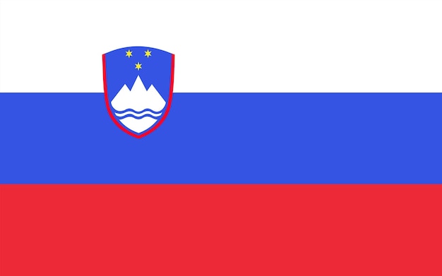 Bandera de Eslovenia Gran País Europeo