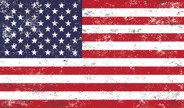 Bandera de estados unidos grunge