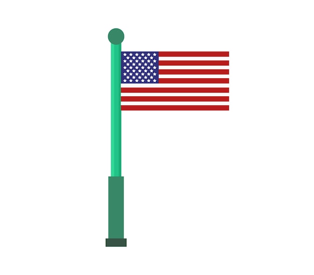 Vector bandera de los estados unidos