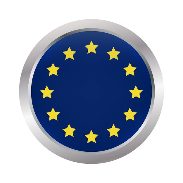 Bandera de Europa bandera Unión Europea Bandera de Europa con textura grunge