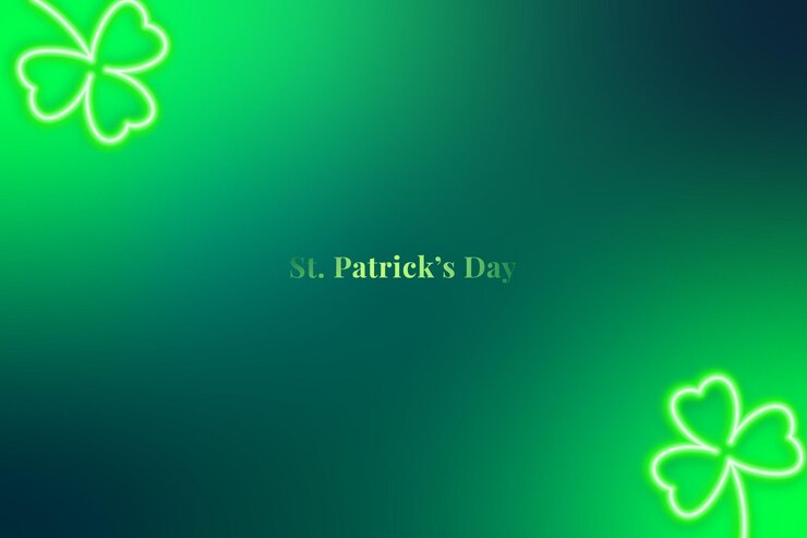 Vector bandera feliz día de san patricio