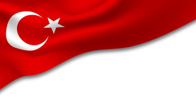 Bandera de fondo Turki.