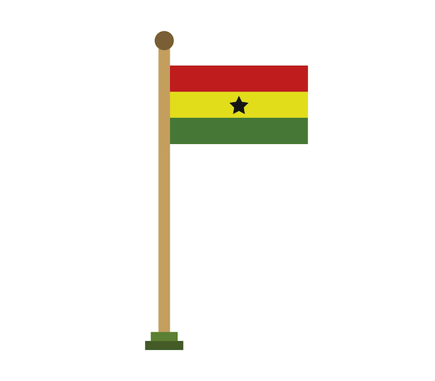 Bandera de Ghana