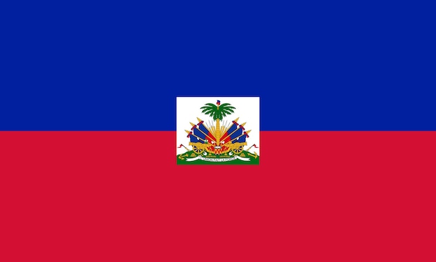 Vector bandera de haití ilustración vectorial