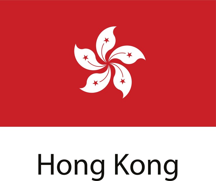 Vector bandera de hong kong