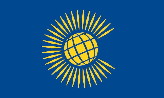 Bandera de la ilustración vectorial de la Commonwealth