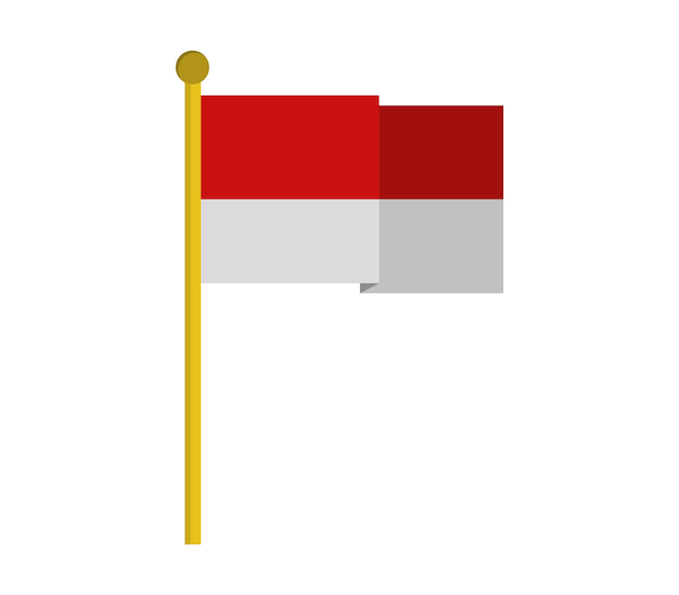 Bandera de indonesia