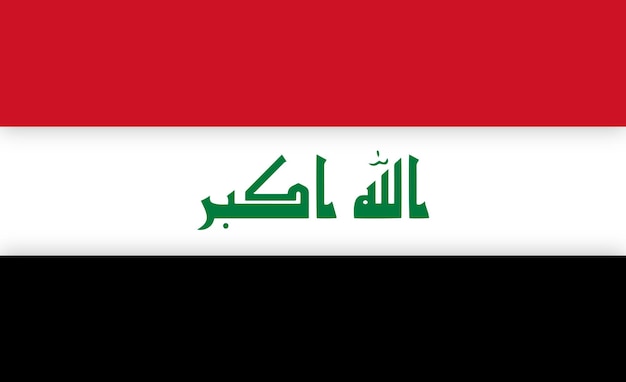 Una bandera de Irak