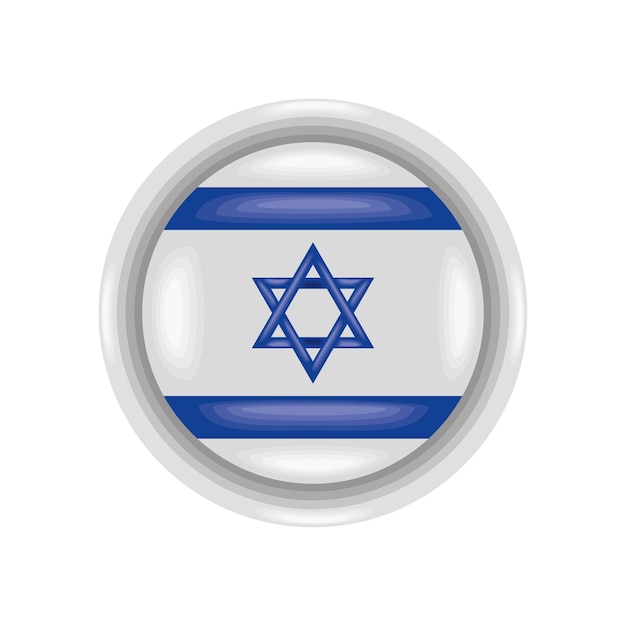 Bandera de Israel en el diseño del sello