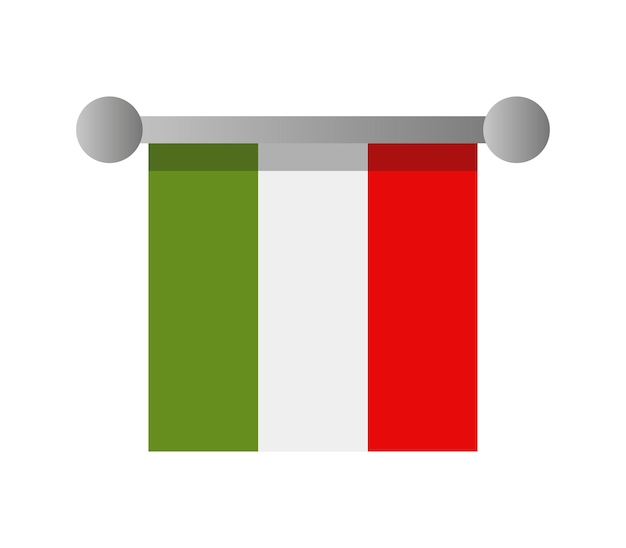 Bandera de italia