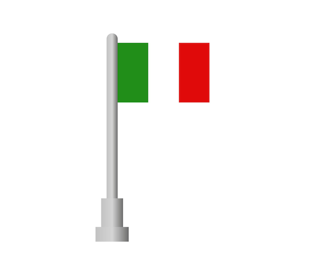 Vector bandera de italia