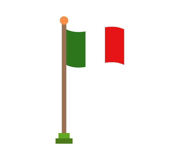 Vector bandera de italia