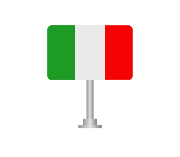 Bandera de italia