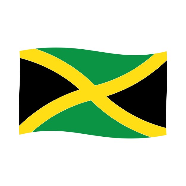 La bandera de la Jamaica.