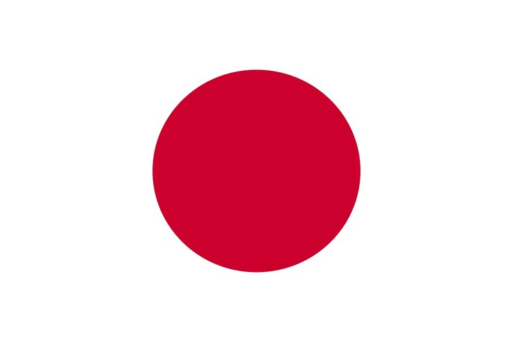 Vector bandera de japón vector ilustración símbolo oficial del país